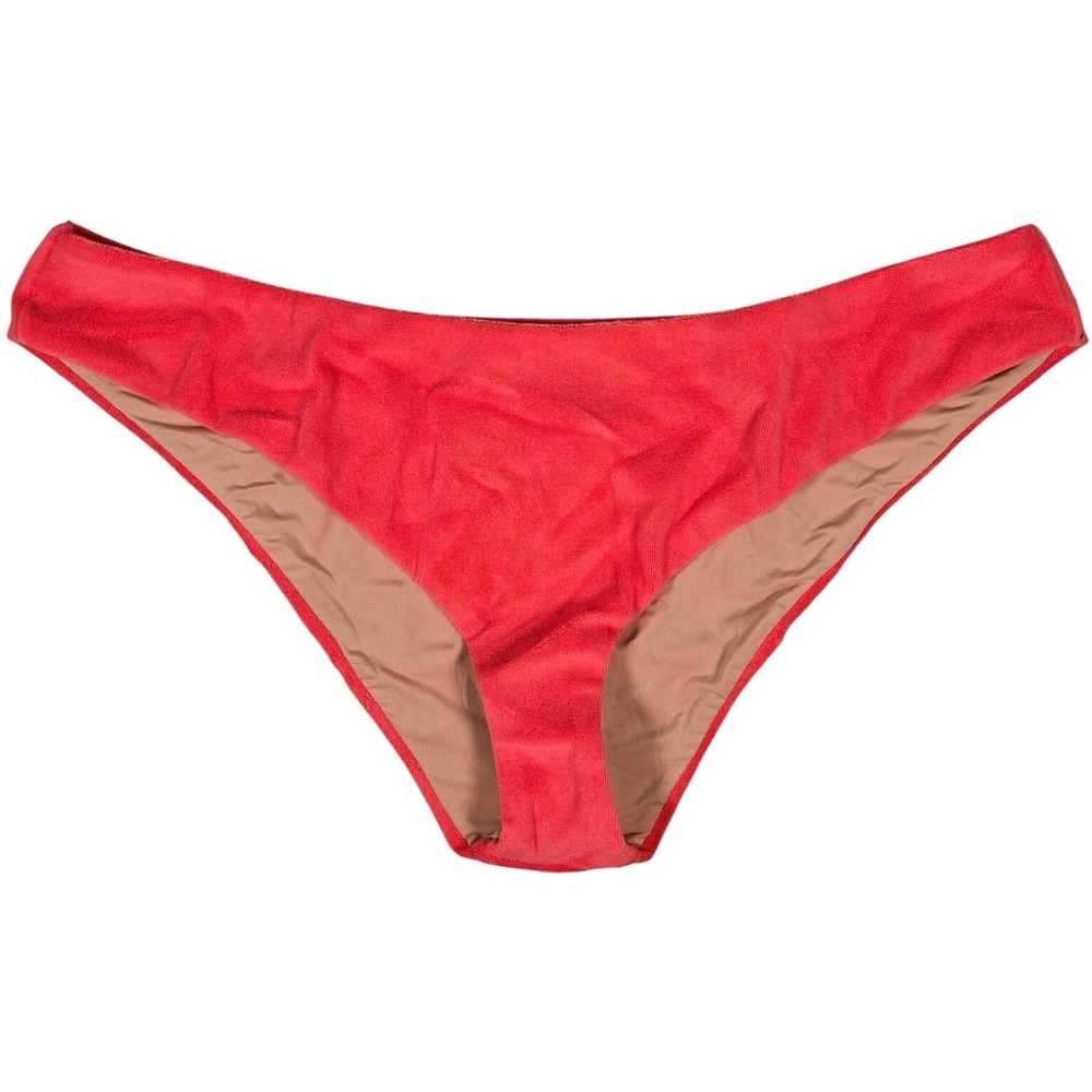 J. Crew Curved-waist cheeky bikini bottom‎ in terry 3X NWT